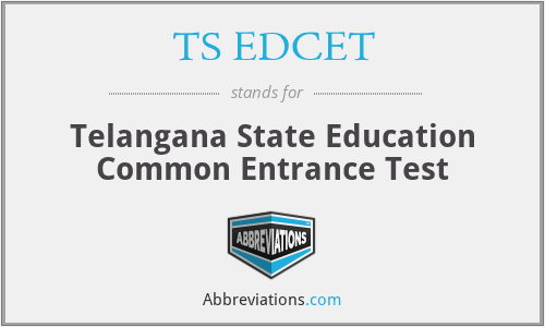 TS EDCET - Telangana State Education Common Entrance Test